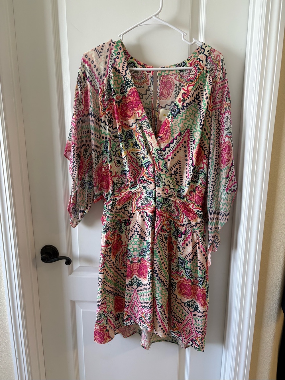 Maeve Anthropologie Printed Kimono Sleeve Dress – Women’s US 8